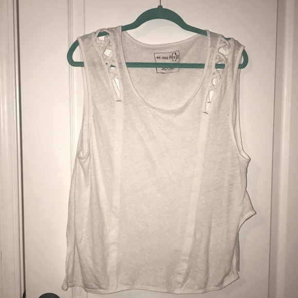 Free people white tank - Picture 1 of 1